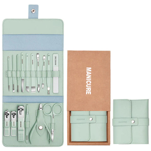 16-Piece Stainless Steel Manicure Set