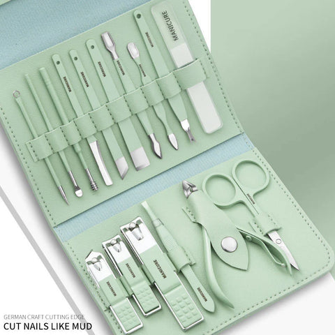16-Piece Stainless Steel Manicure Set